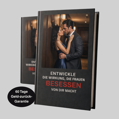 Ein Buch auf dem ein Mann und eine Frau in einem Flur abgebildet sind. Sie stehen innig zueinander, sie mit dem Rücken an die Wand gelehnt.
